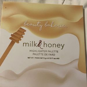Milk and honey highlight palette